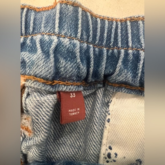 Pilcro Casual Blue Denim Joggers size 33 - Picture 5 of 7